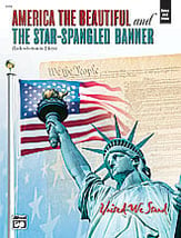 America the Beautiful and Star-Spangled Banner piano sheet music cover